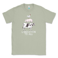 Matcha liberation to all vegan vegetarian food animal love Classic Tee - PixelWave