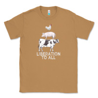 Toasted Coconut liberation to all vegan vegetarian food animal love Classic Tee - PixelWave