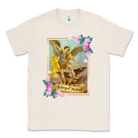 St Michael The Archangel - Protector Catholic Church Angel Classic Tee | Teevron