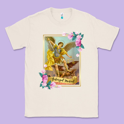 St Michael The Archangel - Protector Catholic Church Angel Classic Tee Designed By Pixelwave