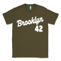 Army Green brooklyn 42 Classic Tee - PixelWave
