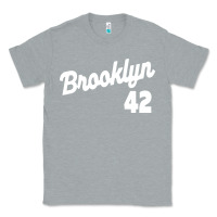 Heather Grey brooklyn 42 Classic Tee - PixelWave