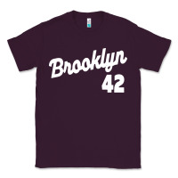Plum brooklyn 42 Classic Tee - PixelWave