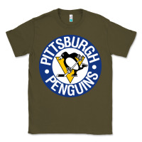 Army Green penguins player sky Classic Tee - Craftify