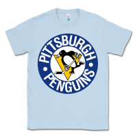 Dusty Blue penguins player sky Classic Tee - Craftify