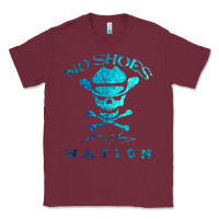 Burgundy kenny chesney no shoes nation Classic Tee - Craftify