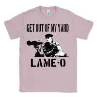 Lilac get out of my yard lame o the burbs quote the burbs Classic Tee - Craftify