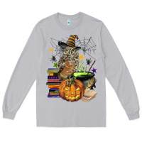 Moon Dust halloween owl Long Sleeve Tee - BarkalooDesign