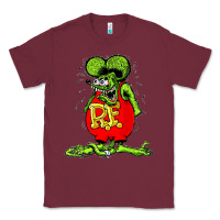 Burgundy Official Rat Fink Original Merchandise 1 Classic Tee - Craftify