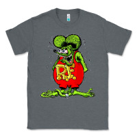 Charcoal Heather Official Rat Fink Original Merchandise 1 Classic Tee - Craftify