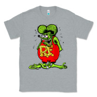 Heather Grey Official Rat Fink Original Merchandise 1 Classic Tee - Craftify