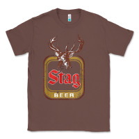 Chestnut Vintage Stag Beer, distressed Classic Tee - Craftify