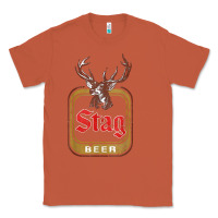 Copper Vintage Stag Beer, distressed Classic Tee - Craftify