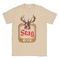 Mushroom Vintage Stag Beer, distressed Classic Tee - Craftify