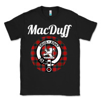 Black MacDuff Clan Scottish Name Coat Of Arms Tartan Classic Tee - Craftify