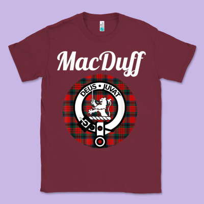 Macduff Clan Scottish Name Coat Of Arms Tartan Classic Tee Designed By Craftify