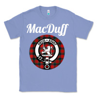 Colony Blue MacDuff Clan Scottish Name Coat Of Arms Tartan Classic Tee - Craftify