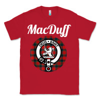 Red MacDuff Clan Scottish Name Coat Of Arms Tartan Classic Tee - Craftify