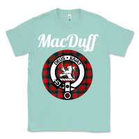 Seafoam MacDuff Clan Scottish Name Coat Of Arms Tartan Classic Tee - Craftify