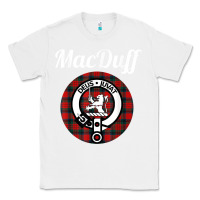 White MacDuff Clan Scottish Name Coat Of Arms Tartan Classic Tee - Craftify