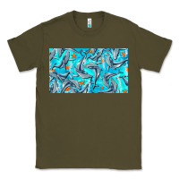 Army Green humpback whale cup Classic Tee - BarkalooDesign