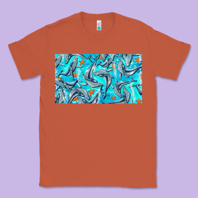 Humpback Whale Cup Classic Tee Designed By Barkaloodesign