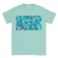 Seafoam humpback whale cup Classic Tee - BarkalooDesign