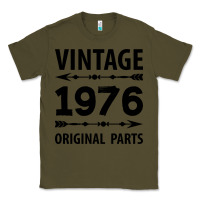 Army Green VINTAGE 1976 ORIGINAL PARTS Classic Tee - Craftify
