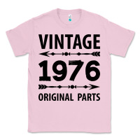 Bubblegum Pink VINTAGE 1976 ORIGINAL PARTS Classic Tee - Craftify