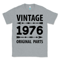 Heather Grey VINTAGE 1976 ORIGINAL PARTS Classic Tee - Craftify