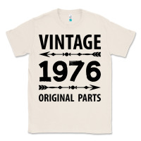 Natural VINTAGE 1976 ORIGINAL PARTS Classic Tee - Craftify