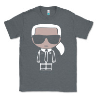 Charcoal Heather KARLS LAGERFELDS Classic Tee - Craftify