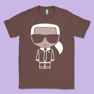 Karls Lagerfelds Classic Tee Designed By Craftify