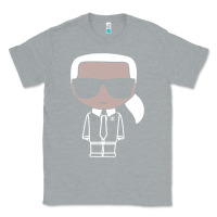 Heather Grey KARLS LAGERFELDS Classic Tee - Craftify