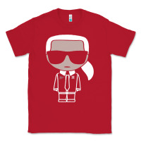 Red KARLS LAGERFELDS Classic Tee - Craftify