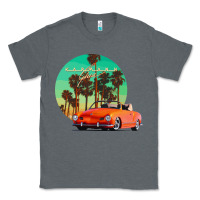 Charcoal Heather karmann ghia sunset palm love quote Classic Tee - Craftify