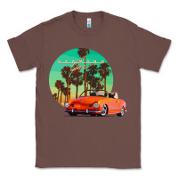Chestnut karmann ghia sunset palm love quote Classic Tee - Craftify