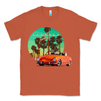Copper karmann ghia sunset palm love quote Classic Tee - Craftify