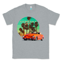 Heather Grey karmann ghia sunset palm love quote Classic Tee - Craftify