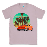 Lilac karmann ghia sunset palm love quote Classic Tee - Craftify