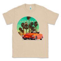 Mushroom karmann ghia sunset palm love quote Classic Tee - Craftify