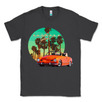 Smoke karmann ghia sunset palm love quote Classic Tee - Craftify