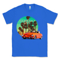 Karmann Ghia Sunset Palm Love Quote Classic Tee | Teevron