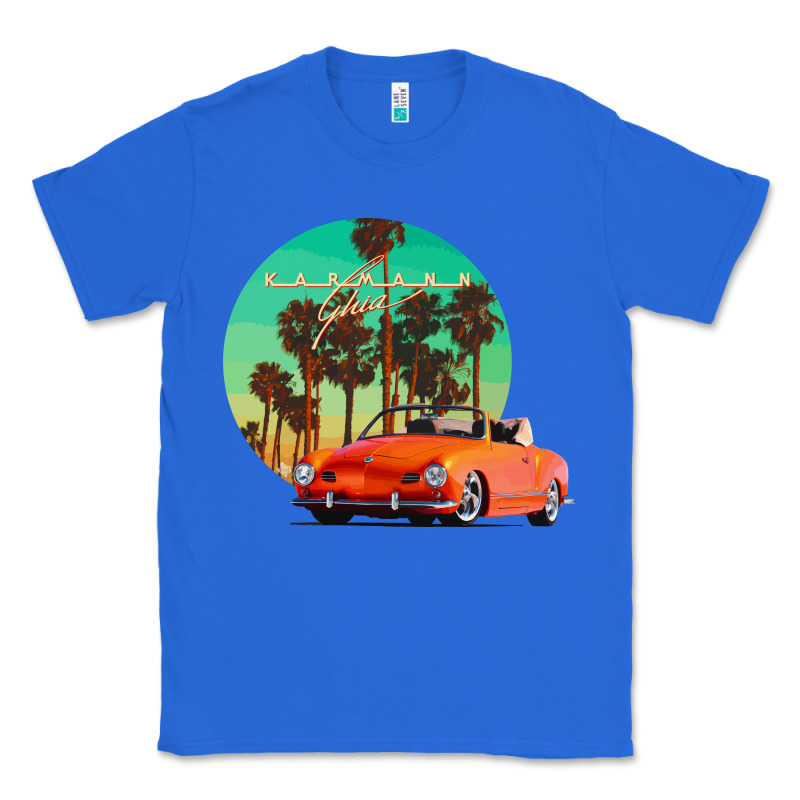 Karmann Ghia Sunset Palm Love Quote Classic Tee by Craftify | Teevron