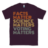 Plum facts matter science matters voting matters liberal democrat t shirt c Classic Tee - Craftify