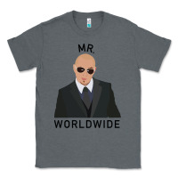 Charcoal Heather Pitbull Mr Worldwide Classic Classic Tee - Craftify