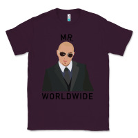 Plum Pitbull Mr Worldwide Classic Classic Tee - Craftify