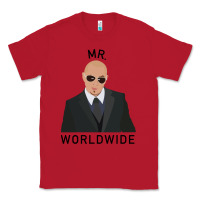 Red Pitbull Mr Worldwide Classic Classic Tee - Craftify