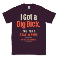 Plum I Got a Dig Bick Funny Sarcastic Humor Classic Tee - Craftify