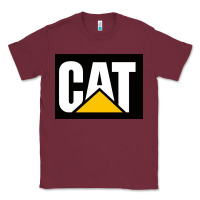 Burgundy cat Classic Tee - Craftify